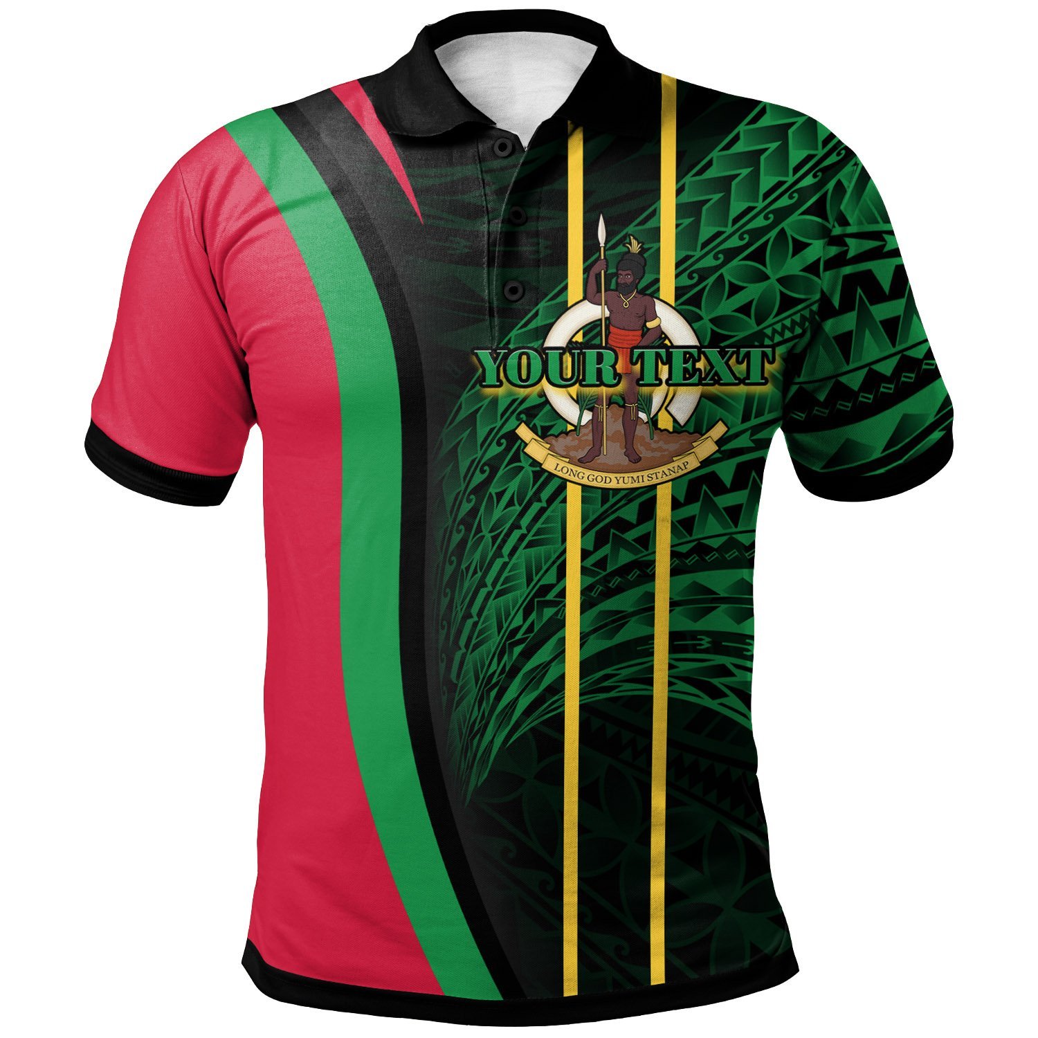 Vanuatu Polo Shirt – Custom Polynesian Special Style – BN01