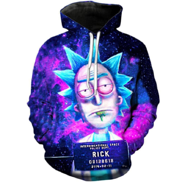 Rick And Morty Pullover Hoodie