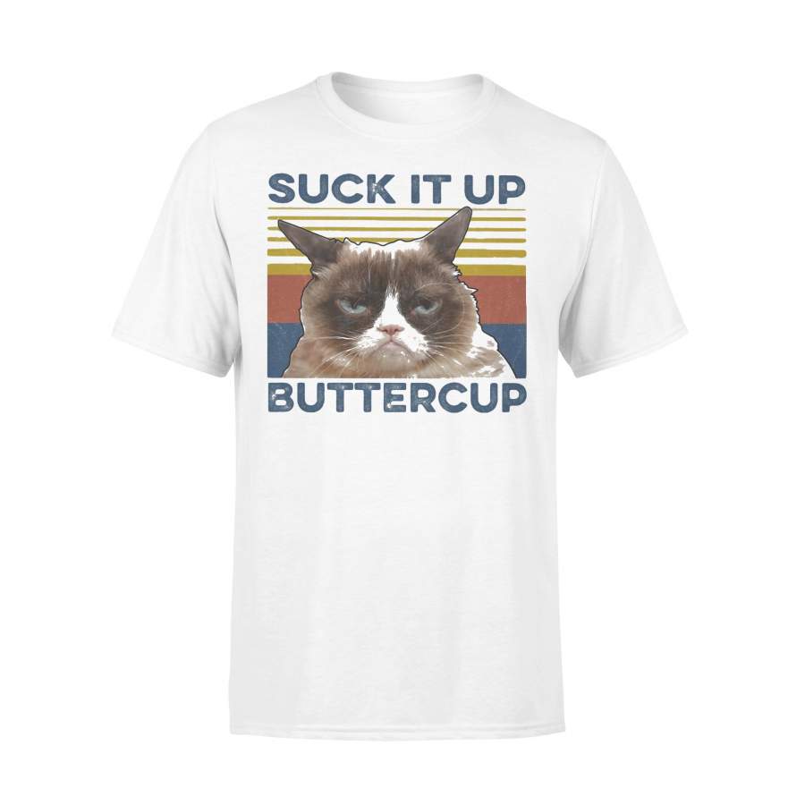 Grumpy Cat Suck It Up Buttercup Vintage T-shirt