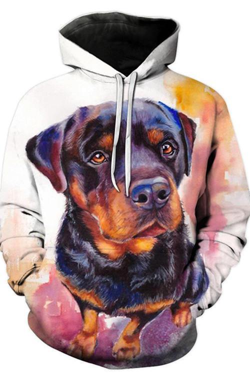 [CITYBARKS] [Hoodie] Sweatshirts Animals Dog Art Colorful