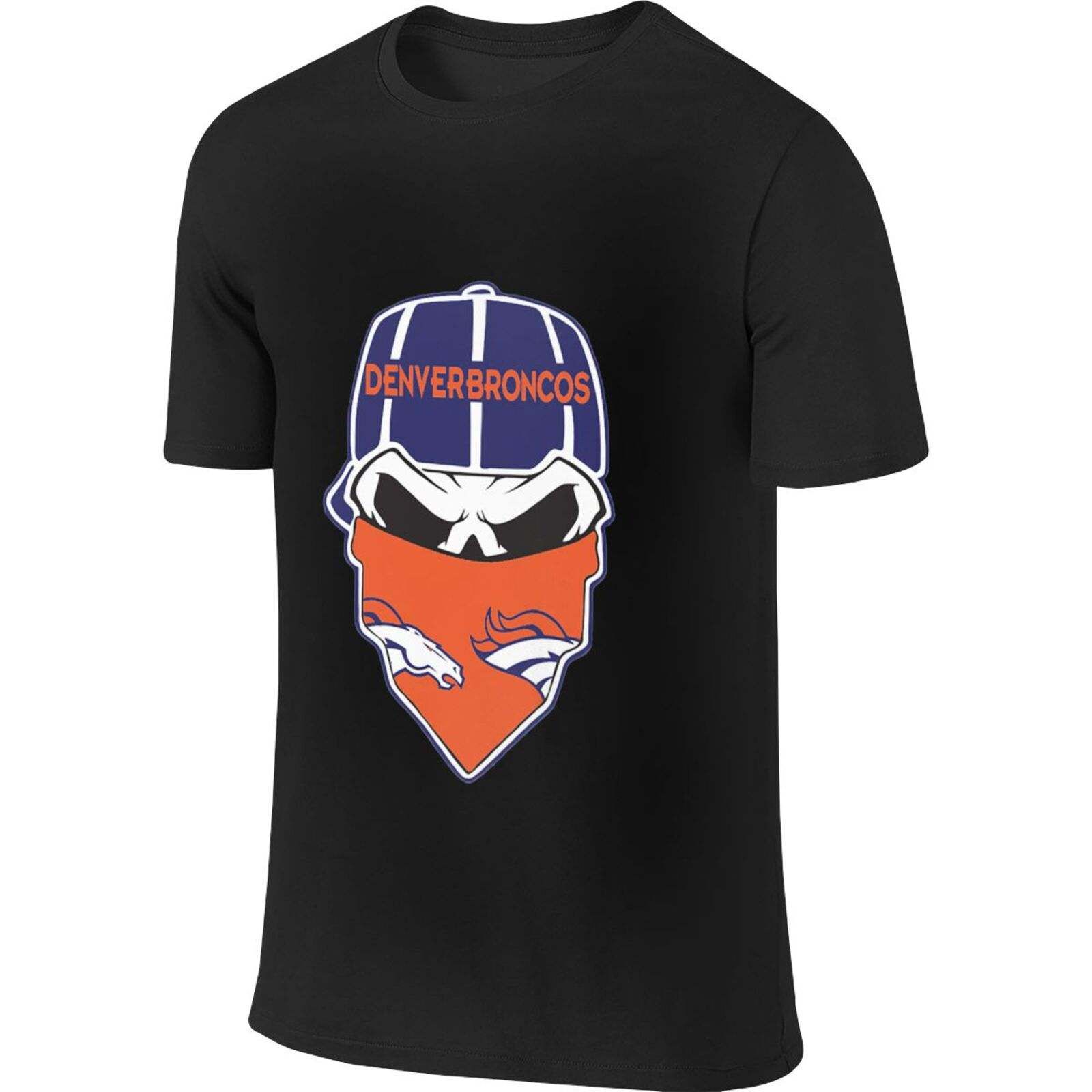 Denver Broncos Men’s Short-Sleeved T-Shirt Double-Sided Design