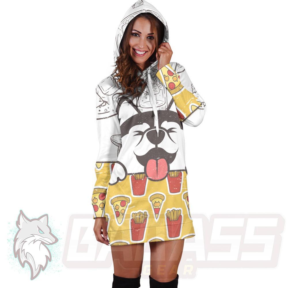Happy Husky HUK-0016 Hoodie Dress