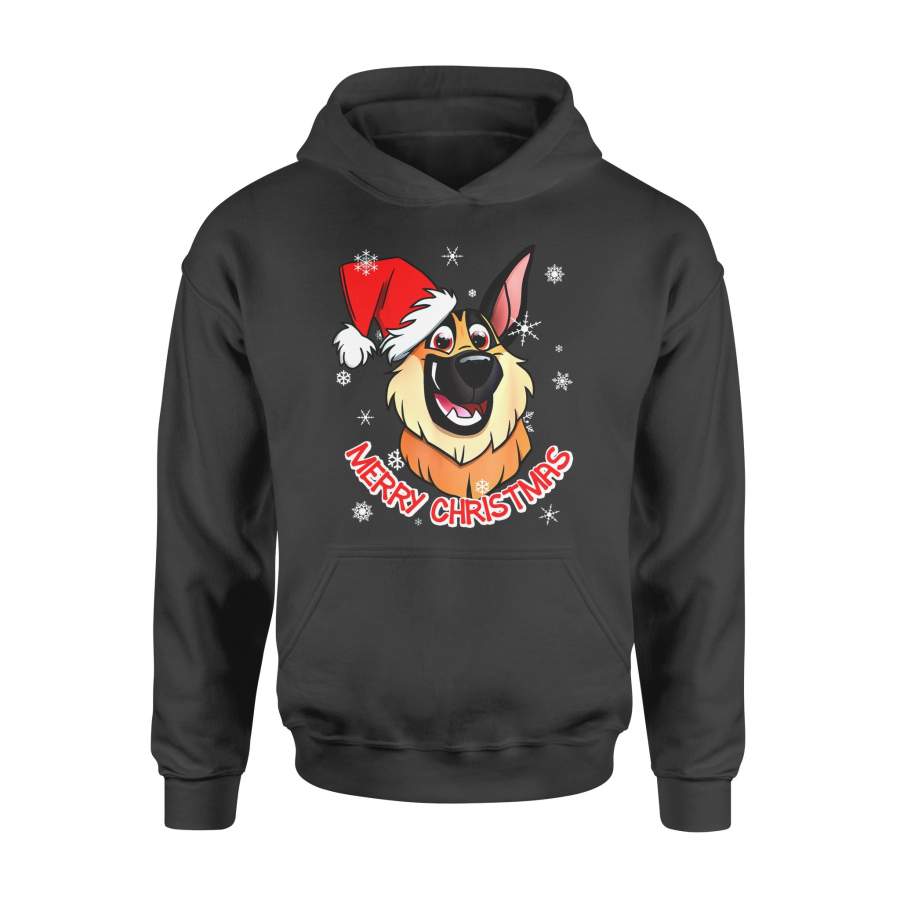 Christmas gift idea Merry Xmas German Shepherd T-Shirt – Standard Hoodie