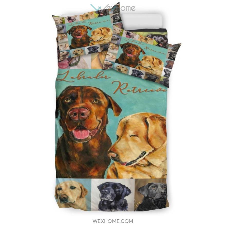 Labrador Retriever Bedding – Duvet Cover And Pillowcase Set – Unique Design Amazing Gift