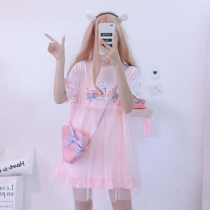 Lolita Dresses 2019 Japanese Kawaii Rabbit Cute T-shirt