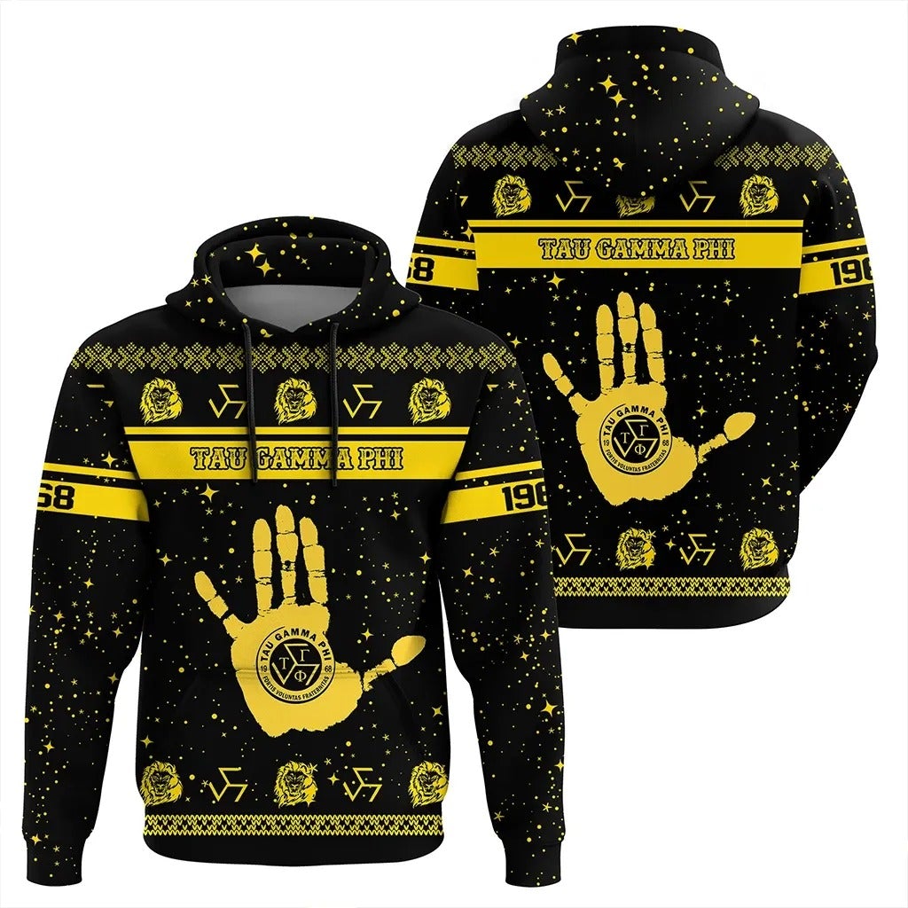 Tau Gamma Phi African Christmas Hoodie All Over Print 2021