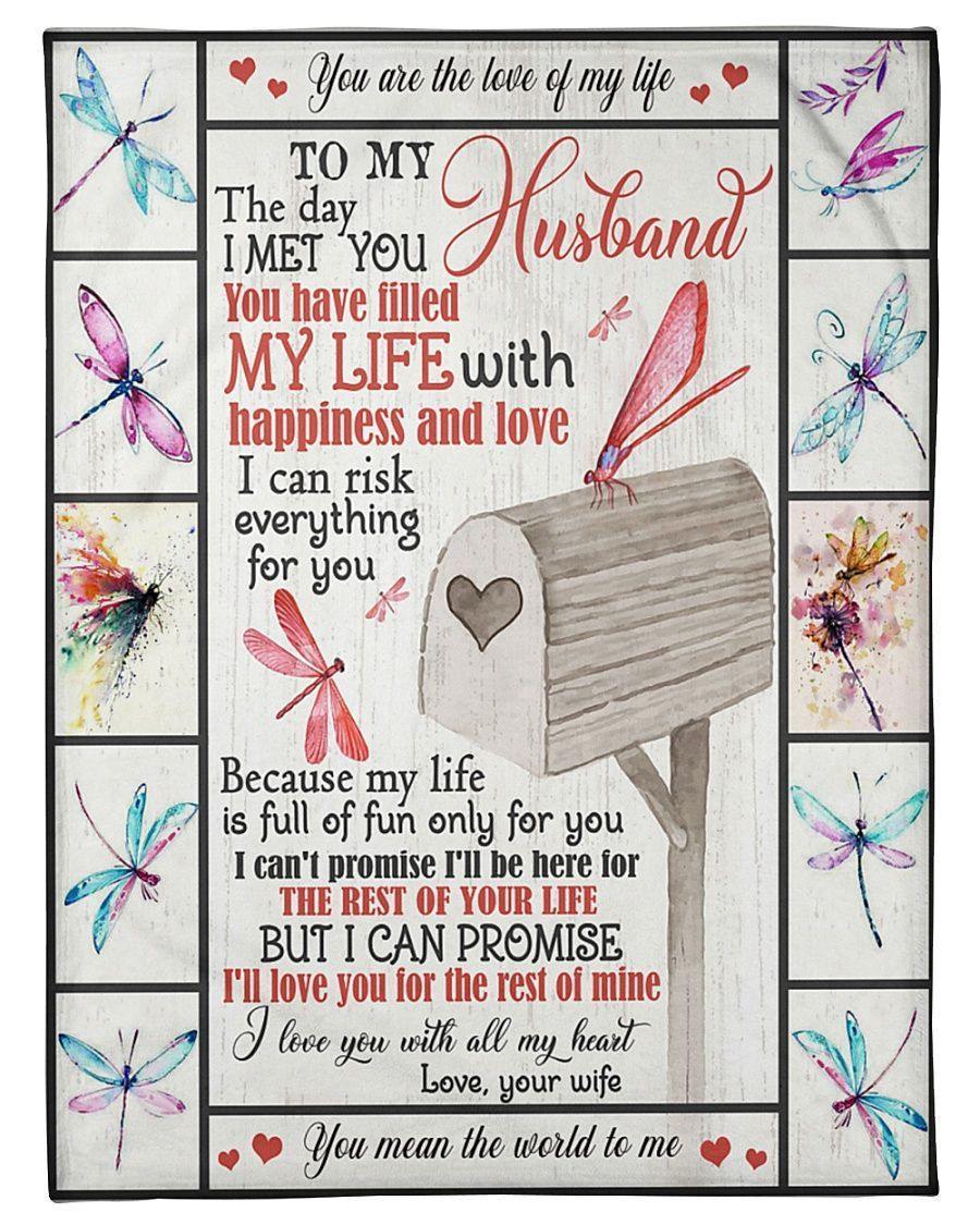 [Personalized Name] You Have Filled My Life With Love – Best Gift For Husband, Gift For Home Decor, Gift For Family  – Fleece Blanket