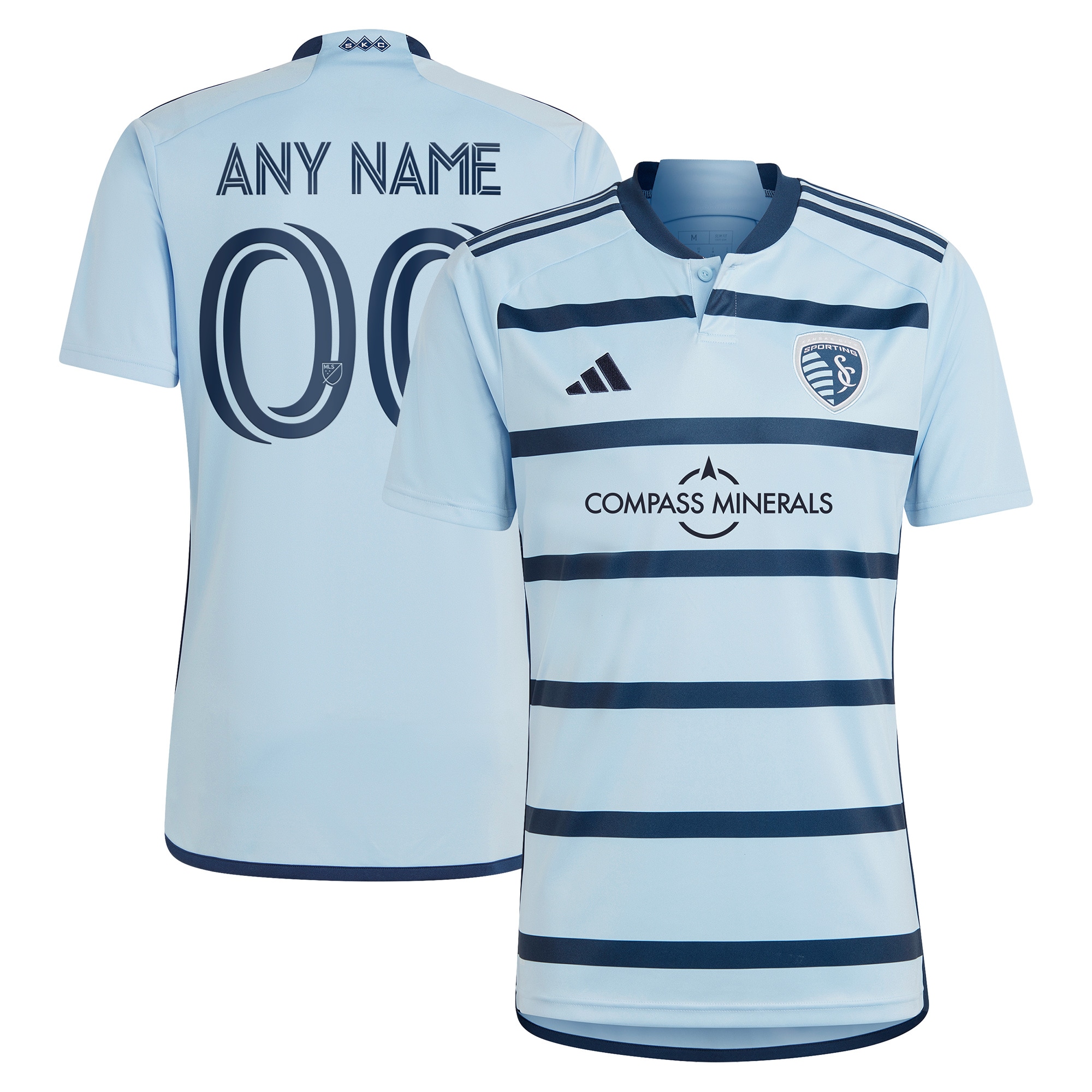 Sporting Kansas City 2023 Hoops 4.0 Replica Custom Jersey – Light Blue