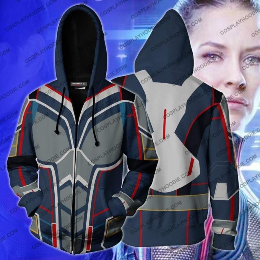 The Wasp (Janet Van Dyne) Hoodie Cosplay Jacket Zip Up