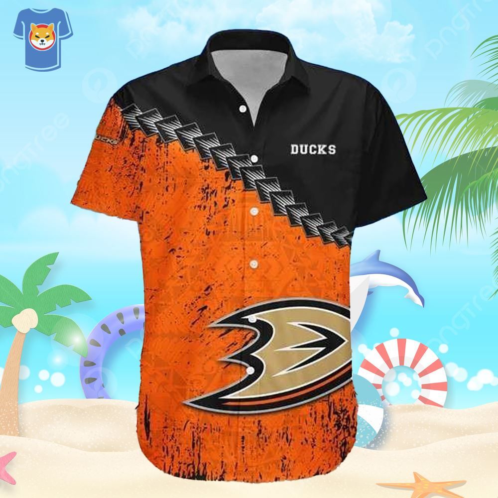 Nhl Anaheim Ducks Hawaiian Shirt Hockey Gift For Dad