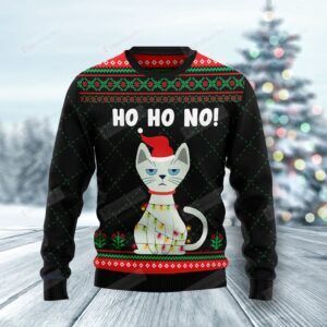 Christmas Cat Ugly Christmas Sweater, All Over Print Sweatshirt