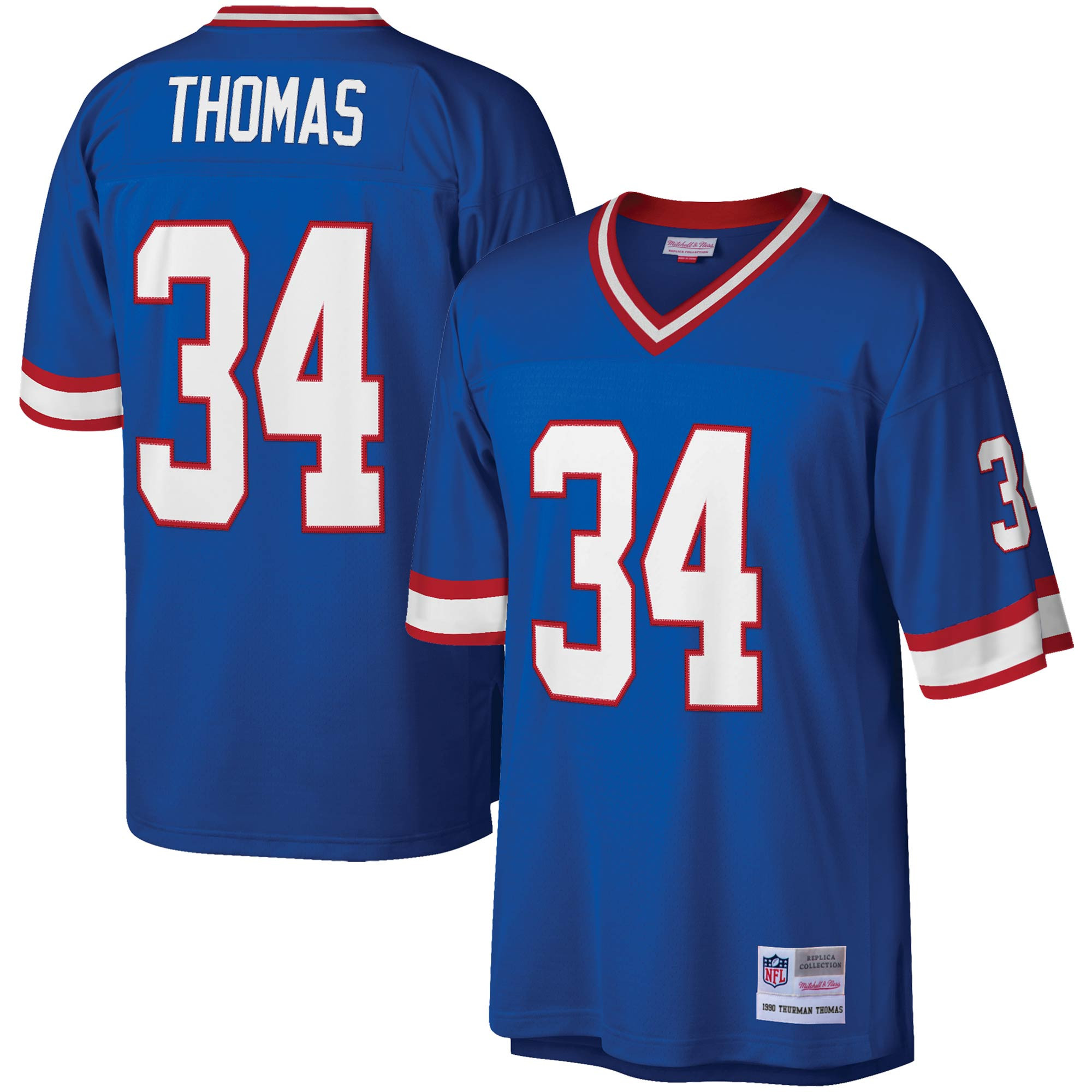 Thurman Thomas Buffalo Bills Mitchell & Ness Legacy Replica Jersey – Royal NFL