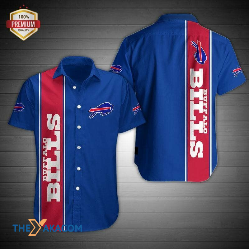 Buffalo Bills Solid Color Gift For Fan Nfl Short Sleeve Hawaii Shirt Ha70251