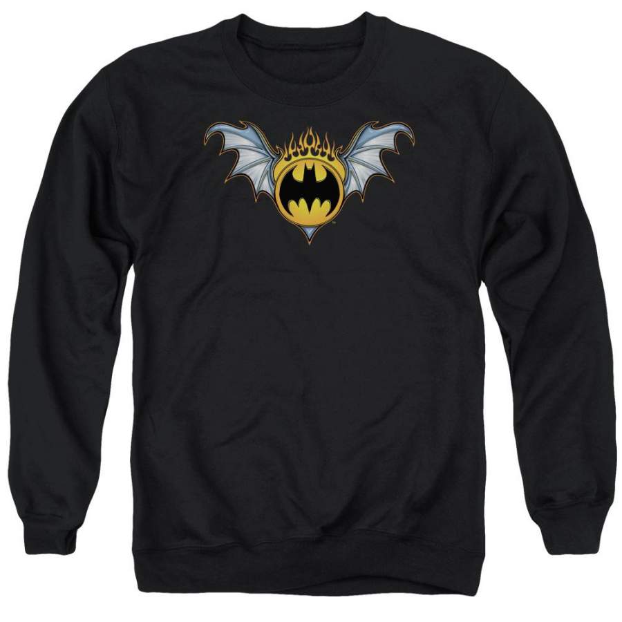 Batman – Bat Wings Logo Adult Crewneck Sweatshirt