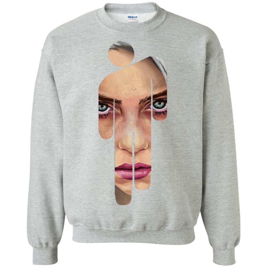 AGR Billie Eilish Crewneck Pullover Sweatshirt