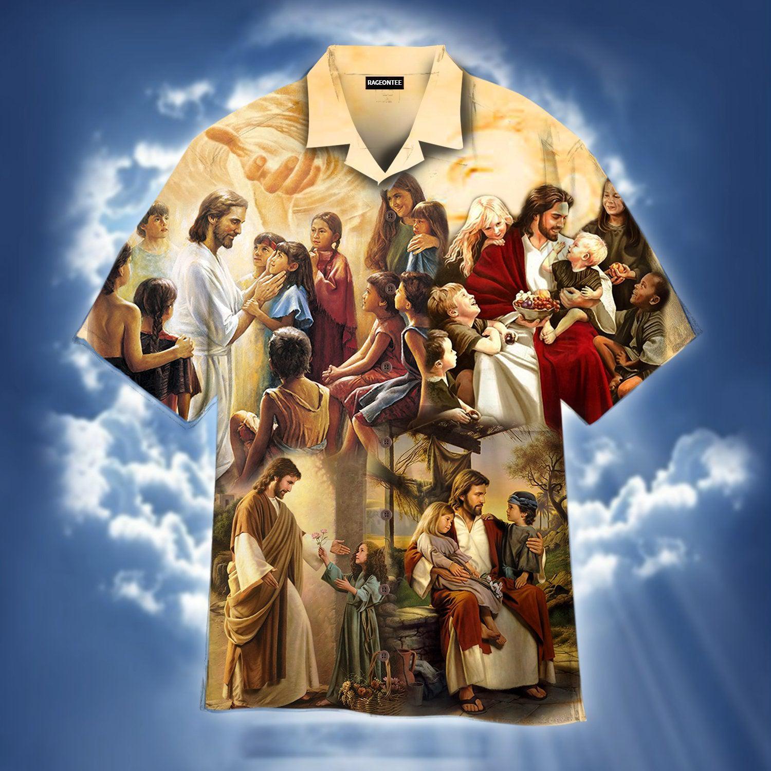 Jesus And Children From Around The World Hawaii Shirt For Men Women Ha68068