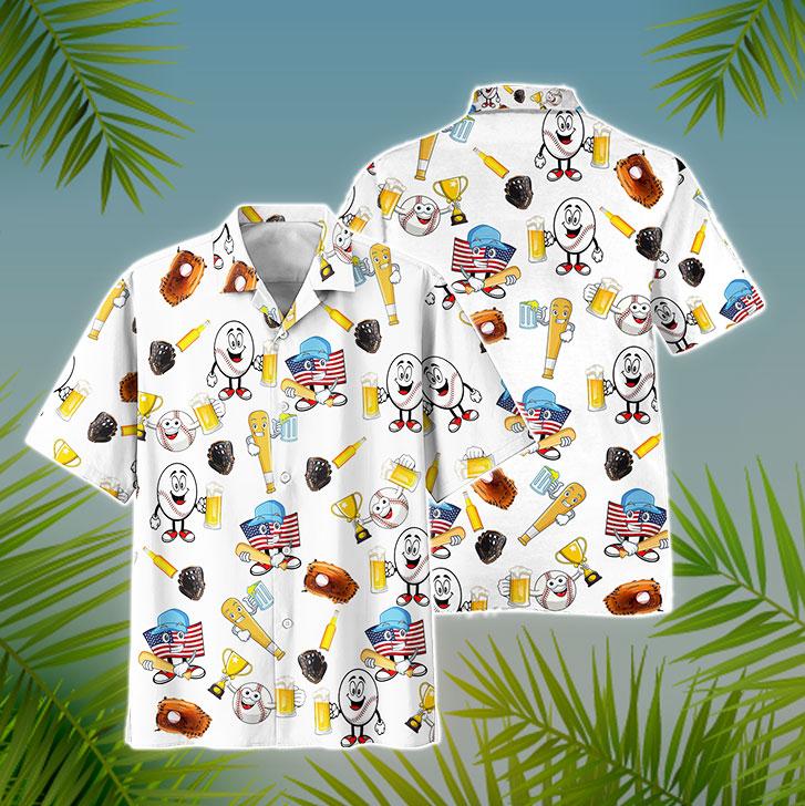 Famille Baseball Beer Hawaii Short Bt Ha74175