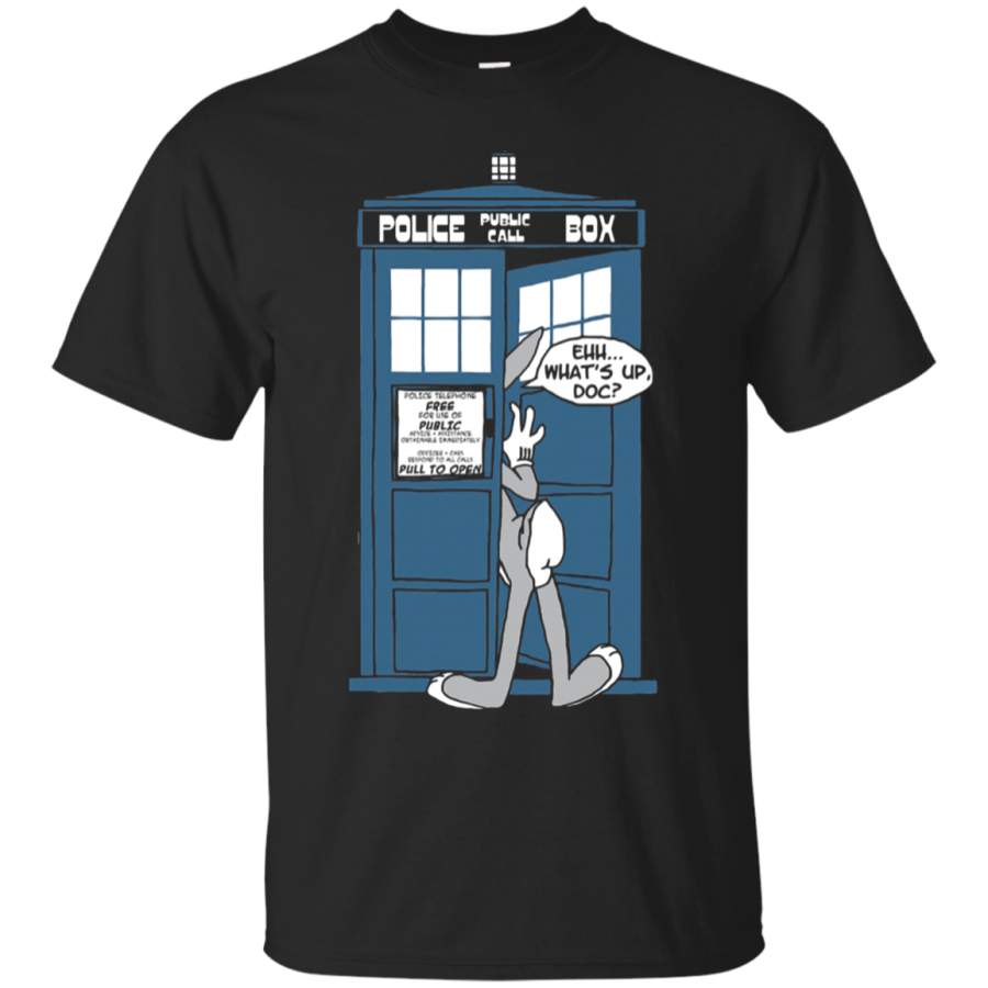 AGR Police Public Call Box Bugs Bunny Doctor Who Mashup T-Shirt