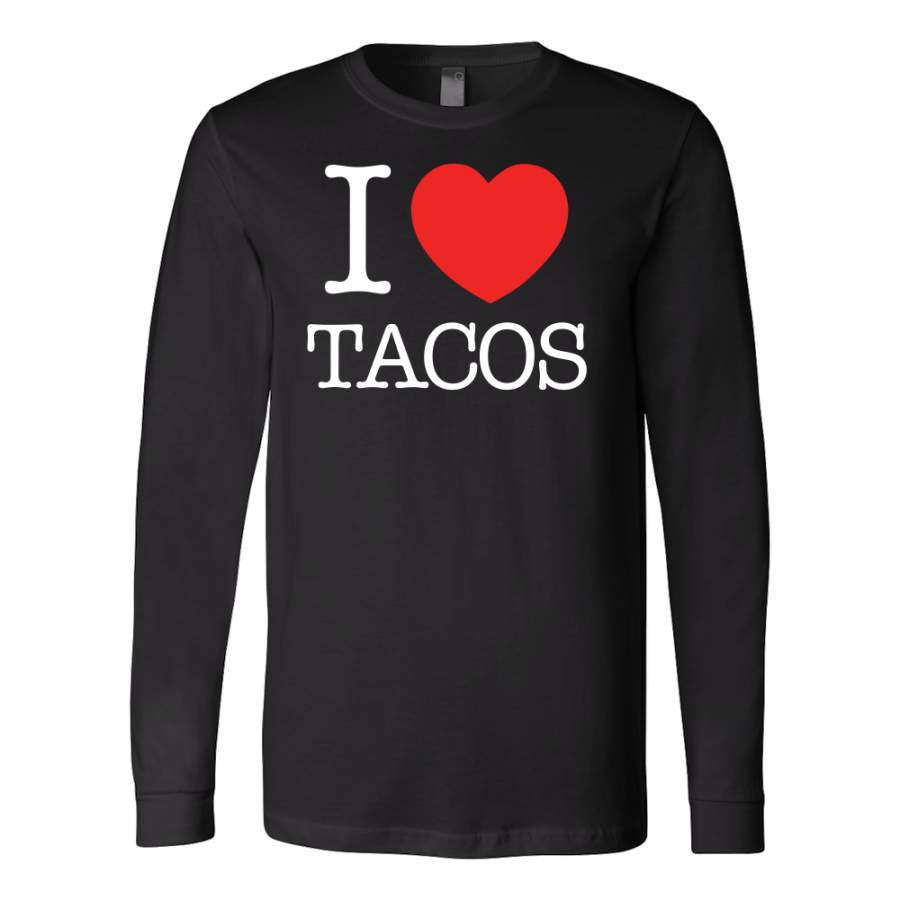 Taco mexican i love tacos Long Sleeve Funny T Shirt – TL00589LS