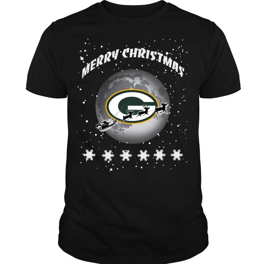 Merry Christmas T Shirt, Green Bay Packers T Shirt