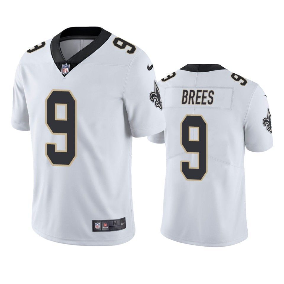 New Orleans Saints Drew Brees Vapor Untouchable Limited White Mens Jersey