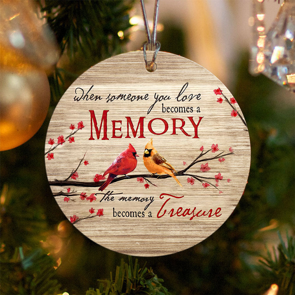 Christmas Memorial Gift When Someone You Love Become A Memory Ornament