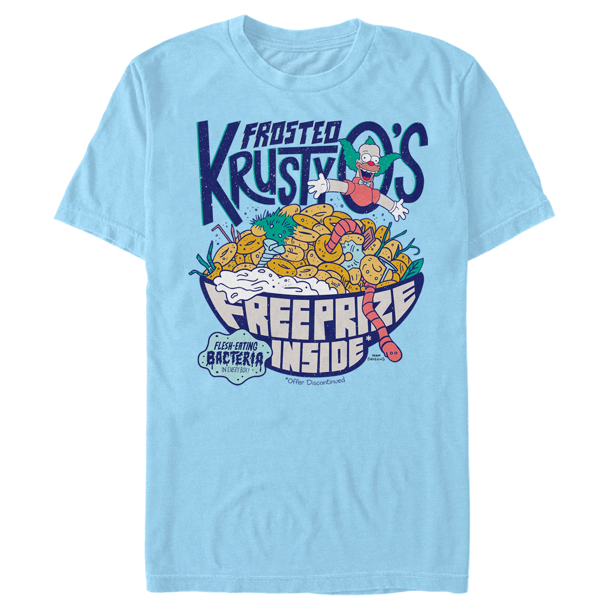 The Simpsons Men’S Frosted Krusty O’S  T-Shirt