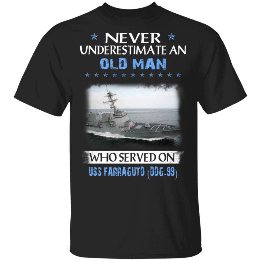 USS Farragut DDG-99 Veterans Day Christmas Gift T-Shirt