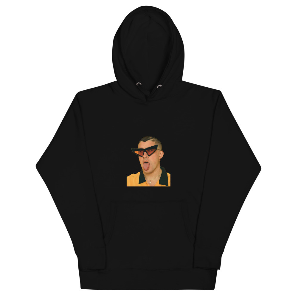 Bad Bunny Merch Bad Bunny Face Hoodie