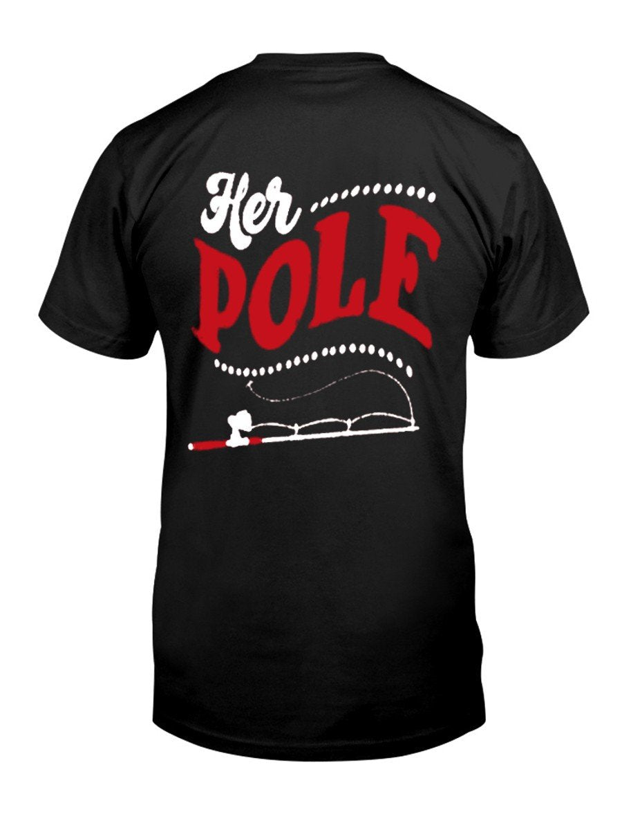 His Bobbers Her Pole Couples Cotton T-Shirt