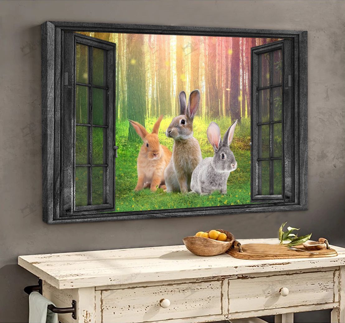 Rabbits Poster & Matte Canvas Bik21021901-Bid21021901