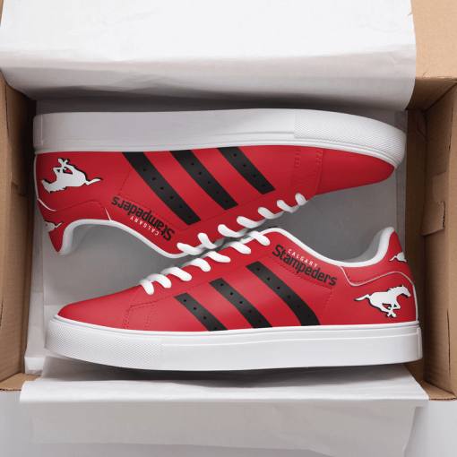 Calgary Stampeders 3D Over Printed Stan Smith Shoes