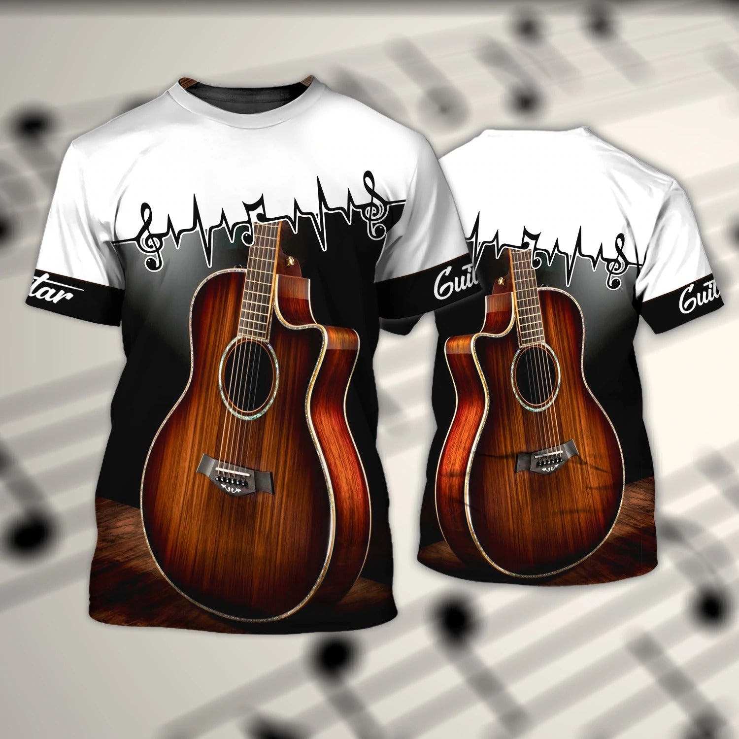 Personalized 3D All Over Printed Guitar Shirt For Men And Women, 3D Guitar Tshirt, Guitarist Shirt