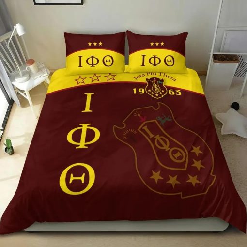 Black Greek – Iota Phi Theta 1963 Official Shield 3D Bedding Set