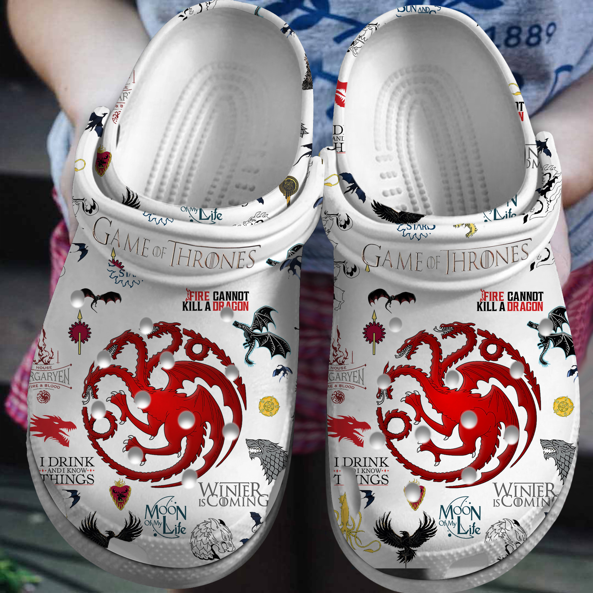 House Of The Dragon Tv Series Crocss Clogs For Men Women And Kid Bkwdhy9U