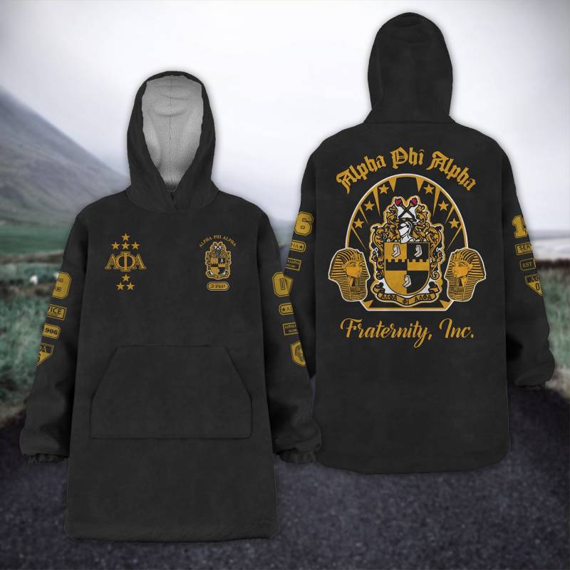 ALPHA PHI ALPHA FLEECE LAZY PAJAMAS HOODIE 21320203