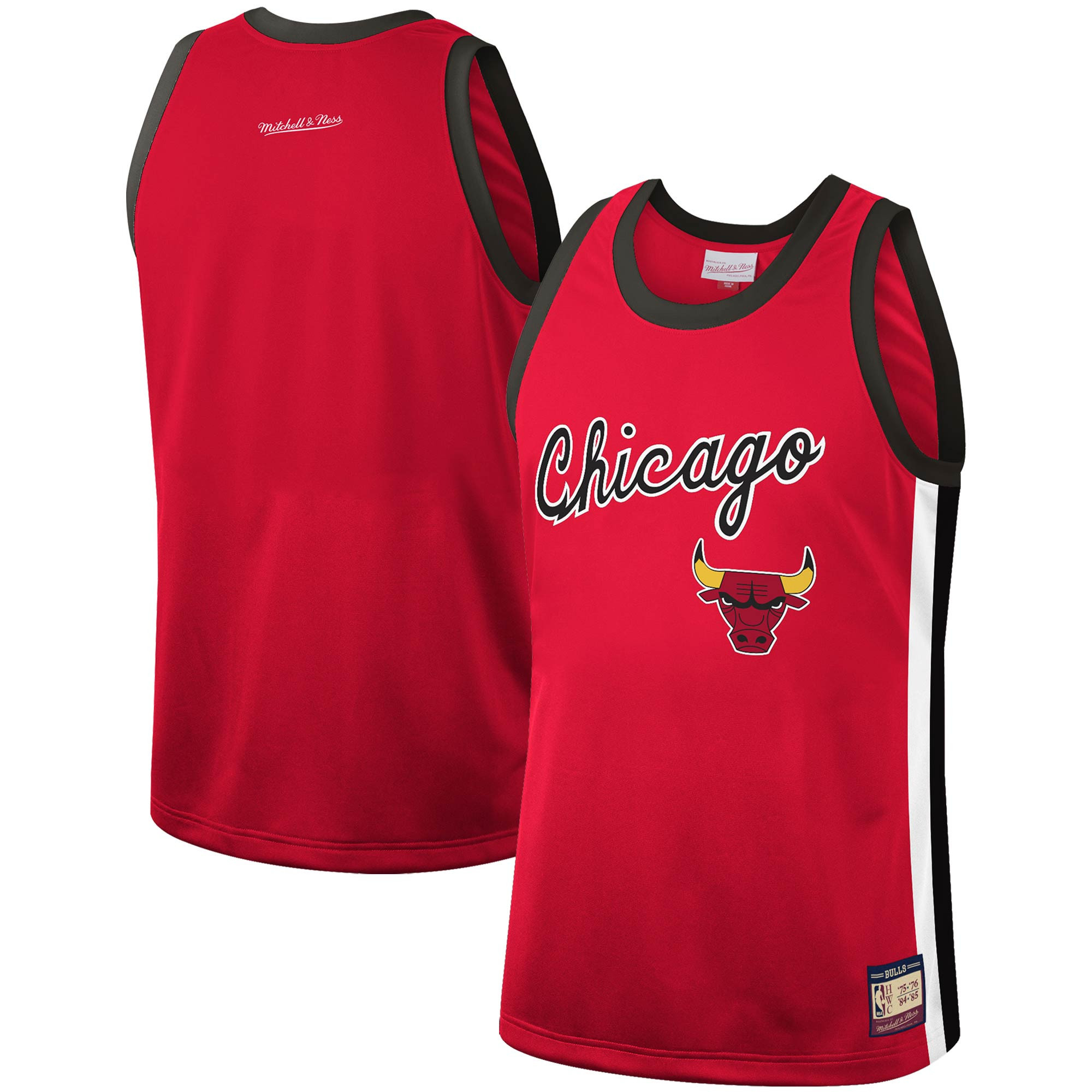 Chicago Bulls Mitchell & Ness Hardwood Classics Team Heritage Fashion Jersey – Red NBA