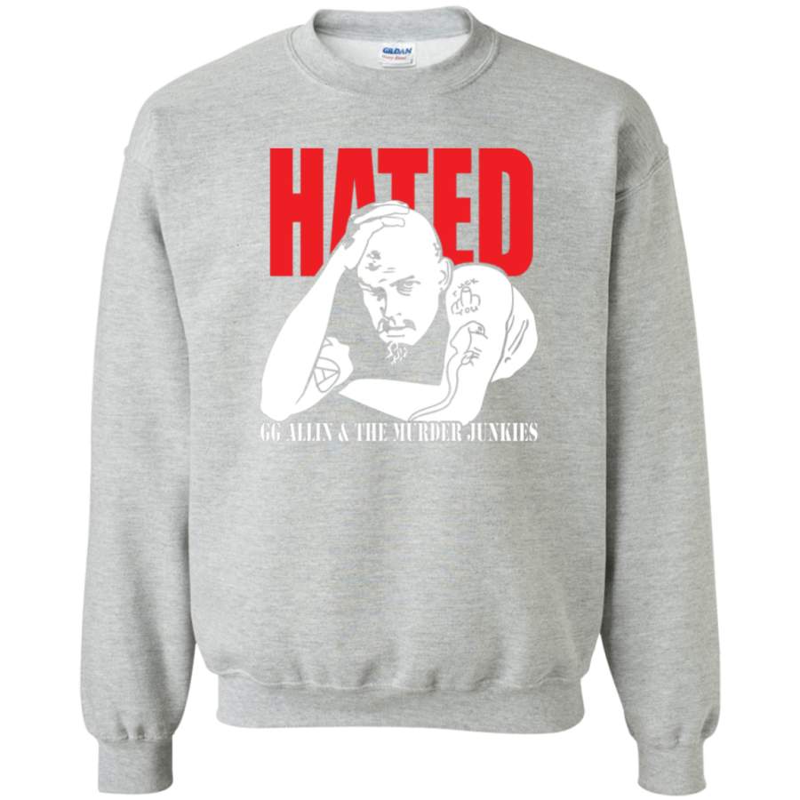 AGR Hated GG Allin Crewneck Pullover Sweatshirt