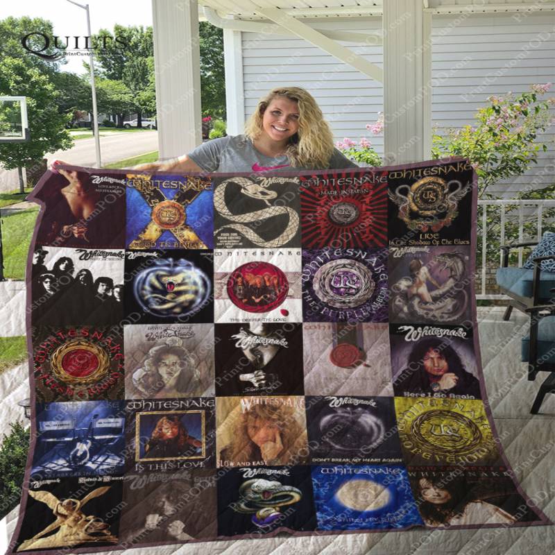 Whitesnake Albums Quilt Blanket For Fans Ver 25