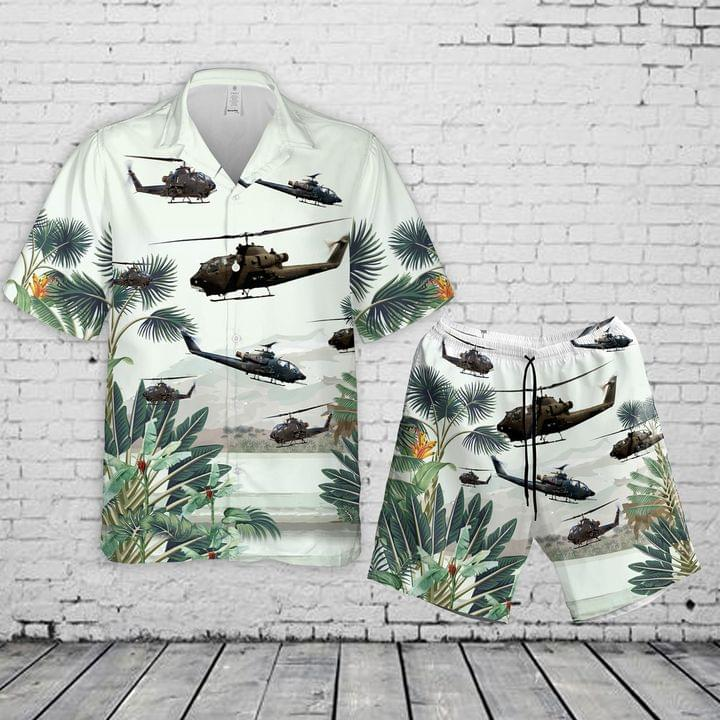 Us Army Ah-1F Cobra Set Hawaiian Shirt Pre11060