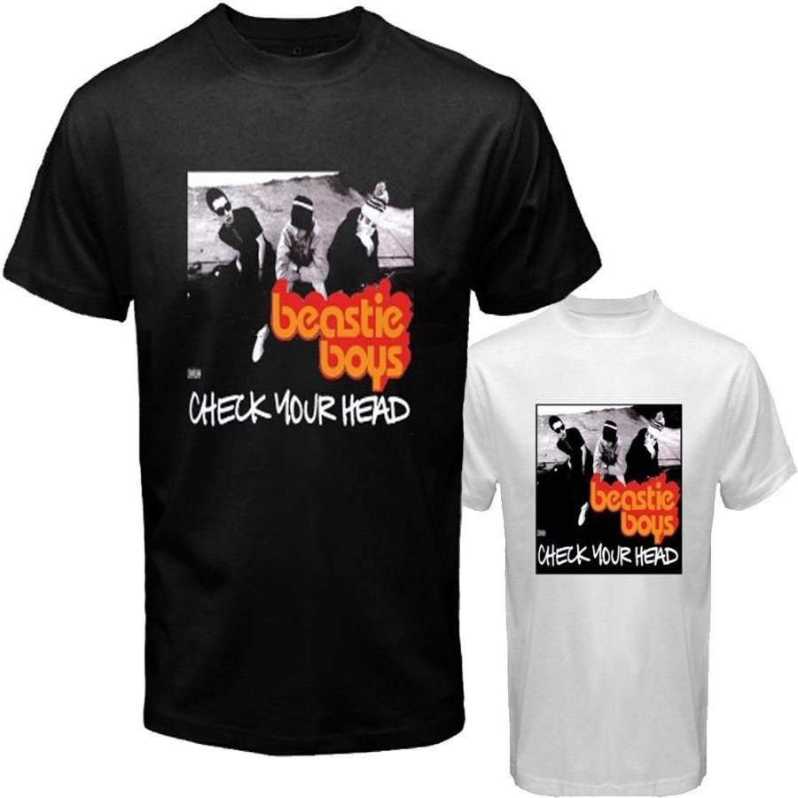 New Beastie Boys Check Your Head Rap Rock Mens White Black T-Shirt