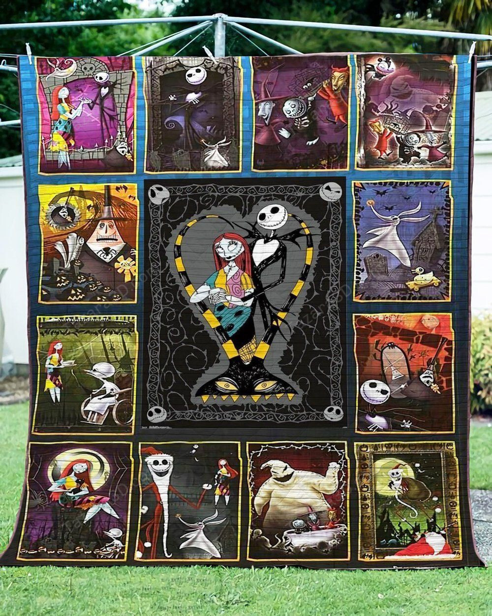 Nightmare Before Christmas Fabric Quilt