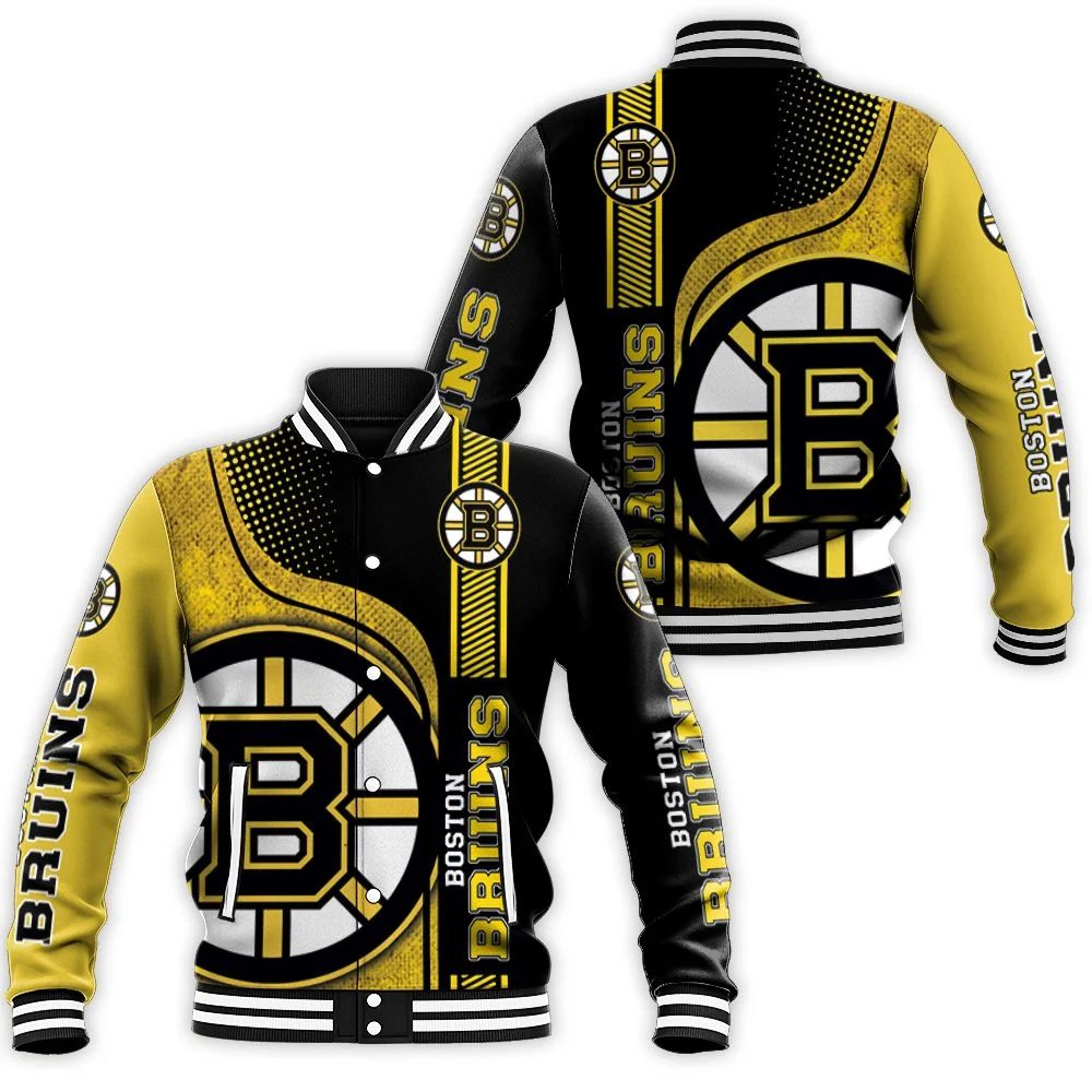 Boston Bruins Baseball Jacket V1