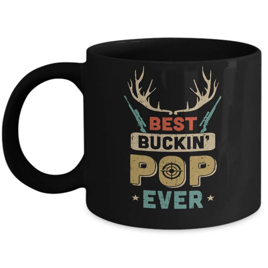 Vintage Best Buckin’ Pop Ever Deer Hunting Mug