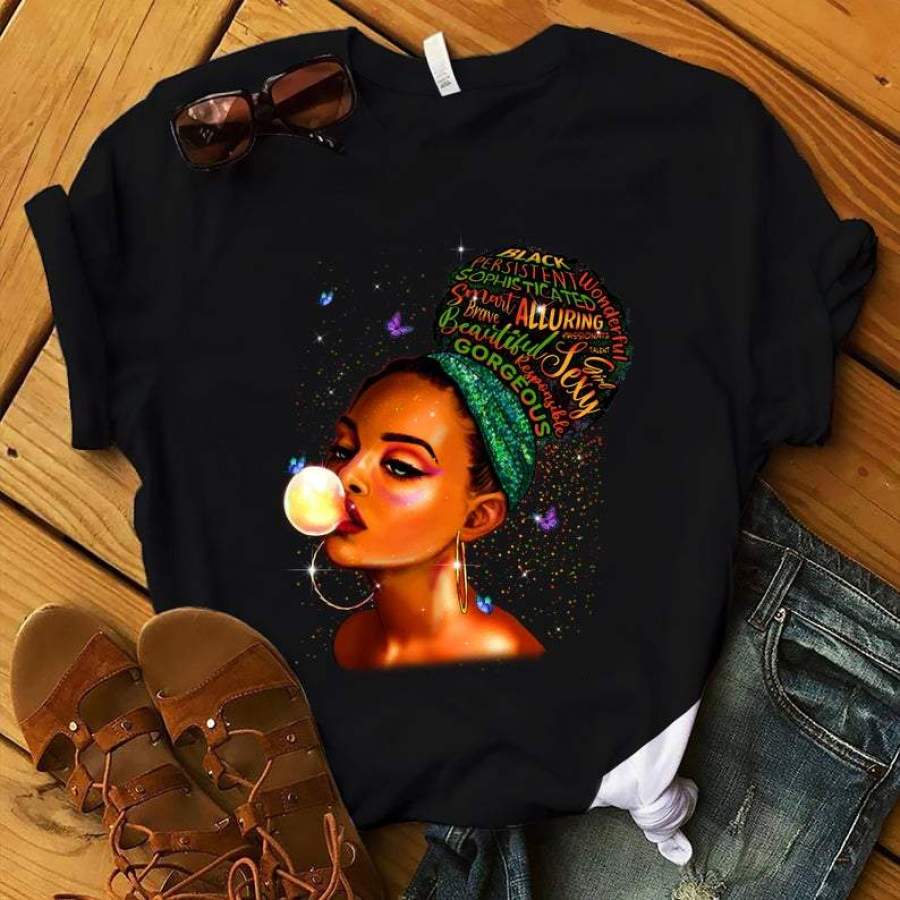 Black Girl Ball Custom name Shirt #DH