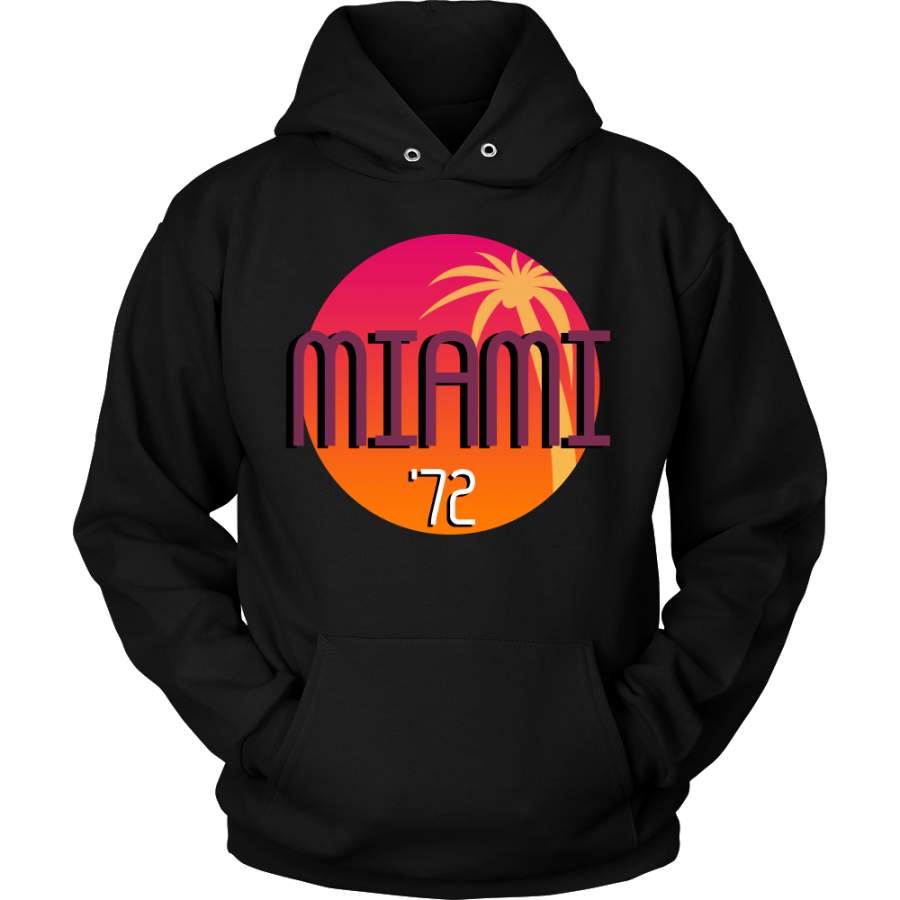 Vintage Miami ’72 Sports Fanatics Hoodie