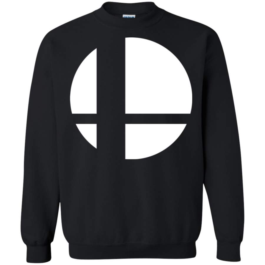 AGR Super Smash Bros Logo Crewneck Pullover Sweatshirt