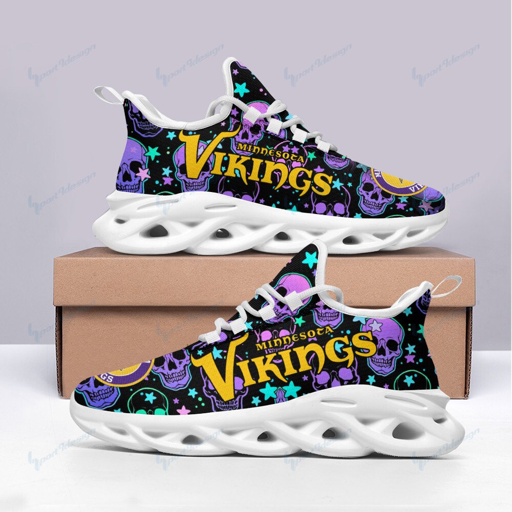 Minnesota Vikings Yezy Running Sneakers Bb937