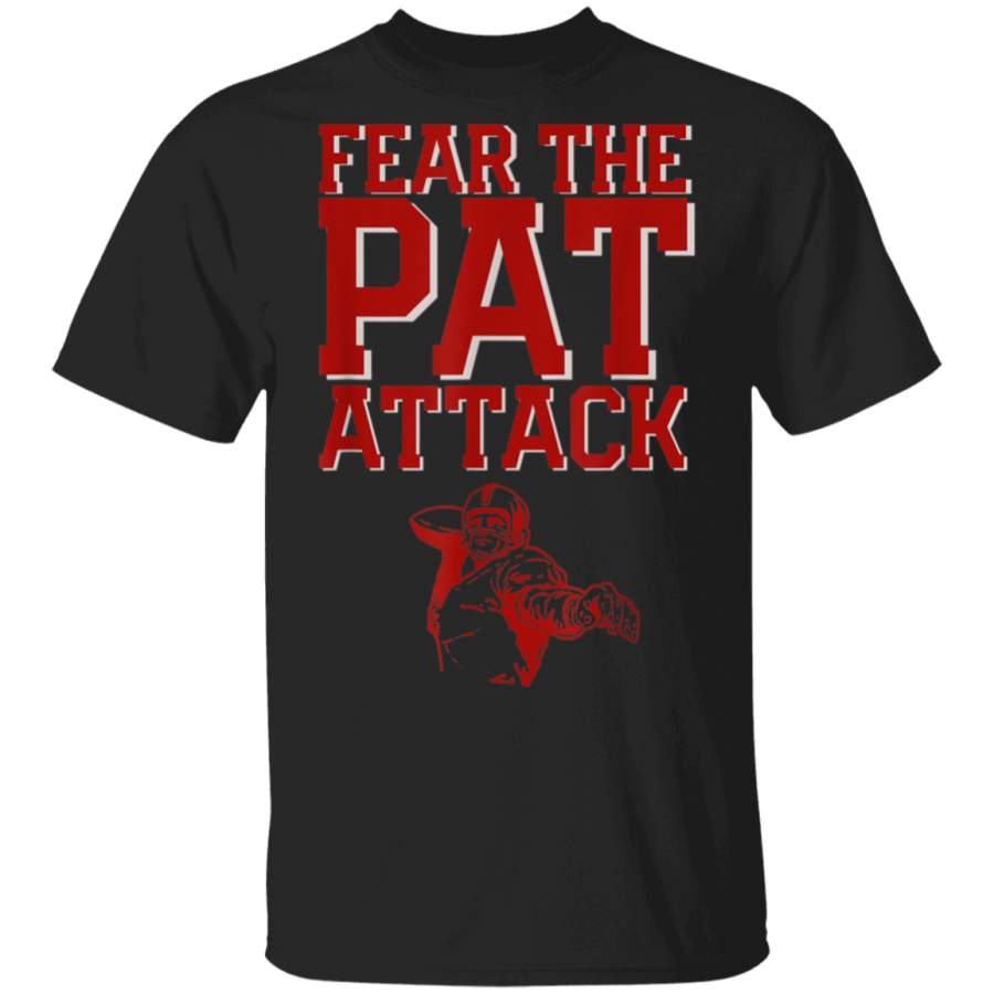 Kansas City KC Fear the Pat Attack Football TShirt