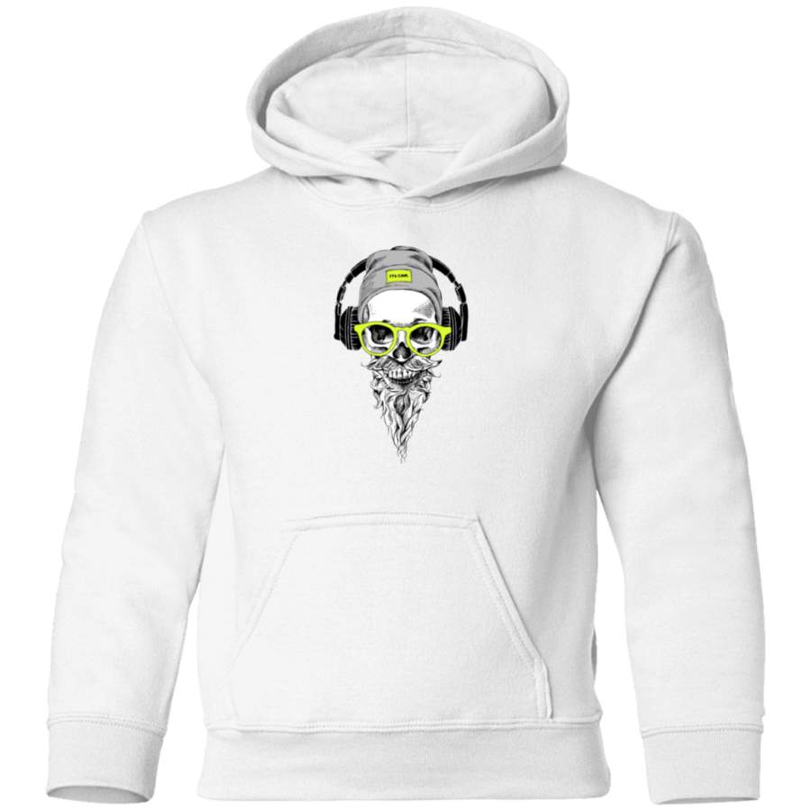 AGR Skull with beard Toddler Pullover Hoodie